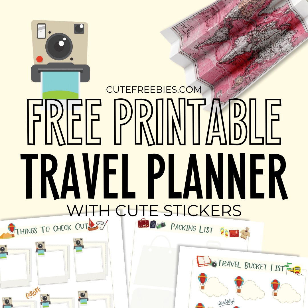free travel planner and journal templates