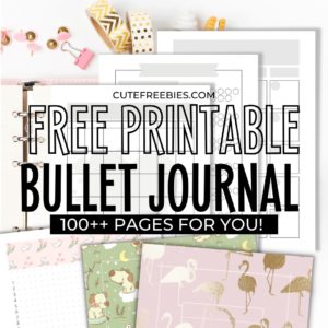 ✍️ 2024's BEST Free Bullet Journal Printables