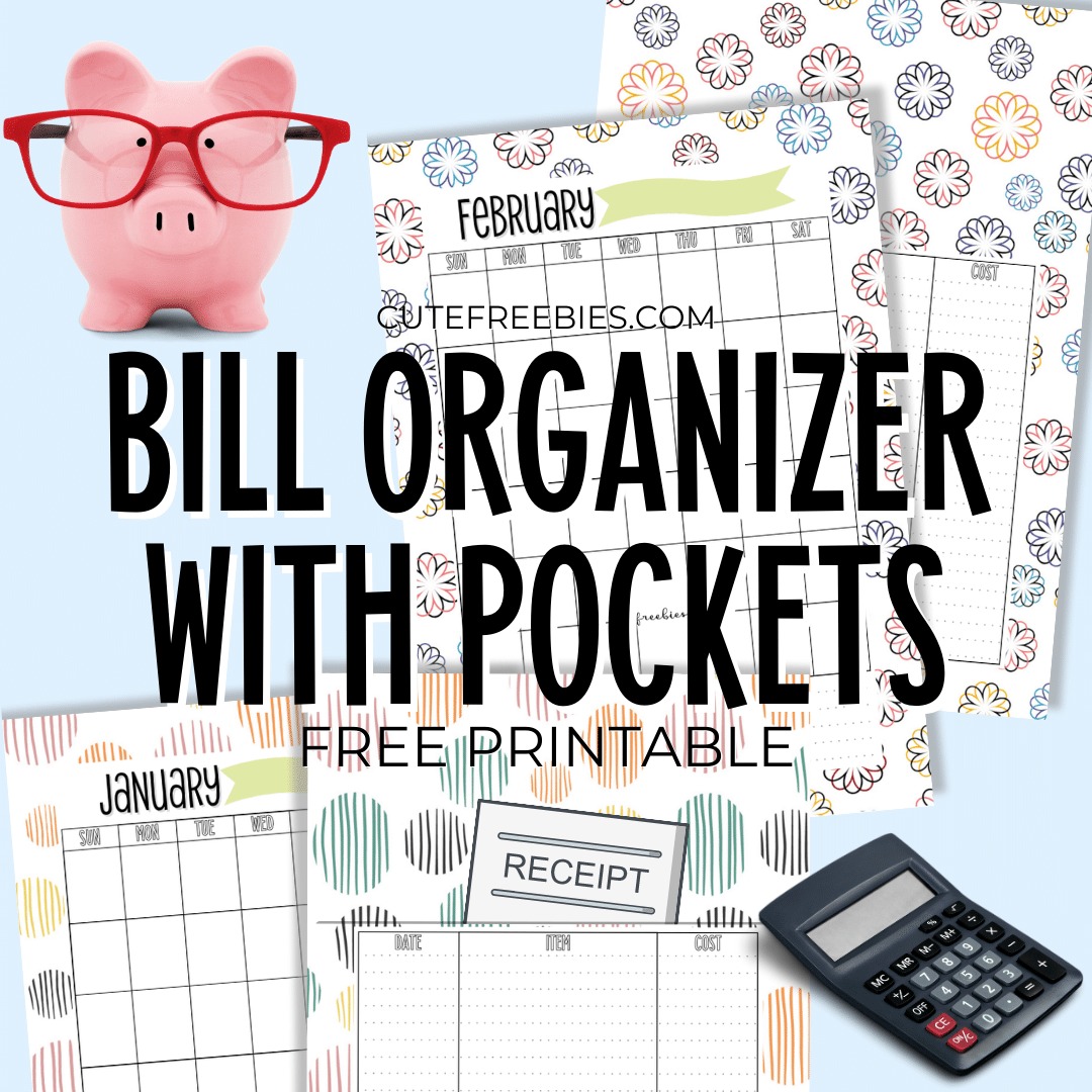 Calendar With Bill Organizer