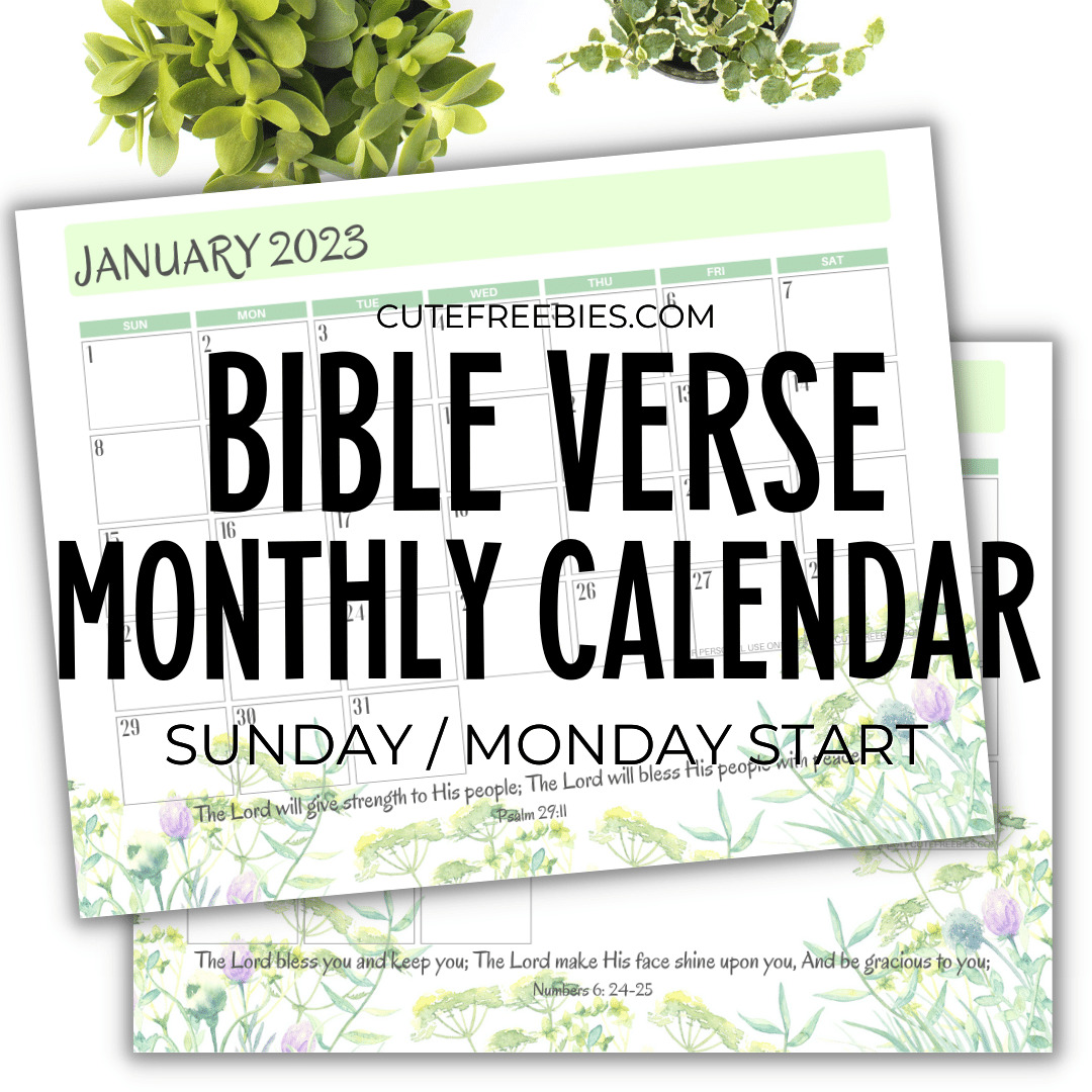 Christian Calendar 2024 With Bible Verses Pdf Erica Jacinda