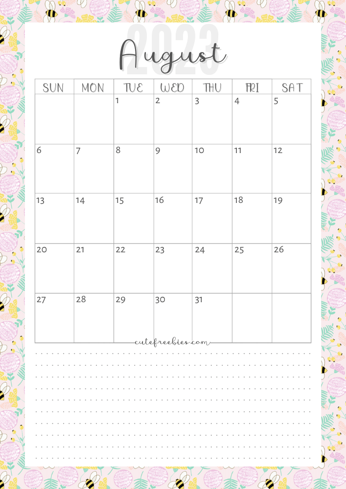 2023 Free Printable Monthly Budget Planner - Cute Freebies For You