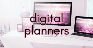 FREE digital planner downloads, monthly digital planner, weekly digital planner, digital journal